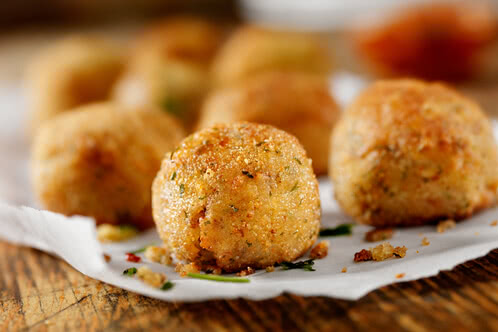 Recept: Friterade ostbollar