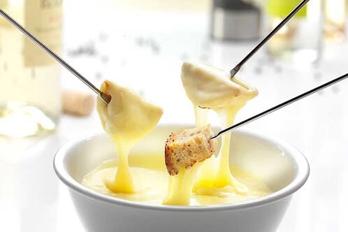 Recept på Allgäuer-ostfondue