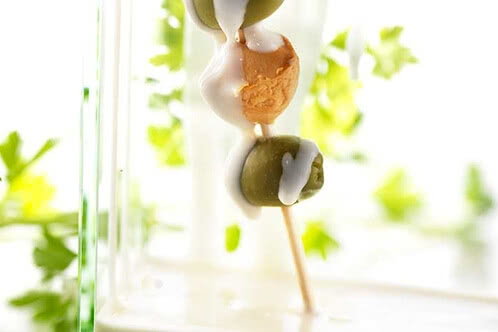 Recept: Scamorzetti-olivspett (friterade)