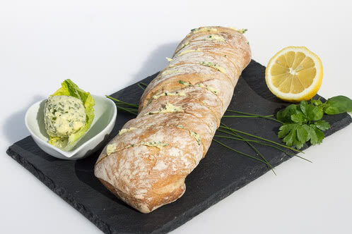 Recept: Baguette med örtsmör till grillen